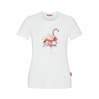 TOREAD 探路者 TRAVELAX系列 女子运动T恤 TAJH82742 白色 XXXL