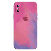 DESALAN 德萨兰 iPhone X/XS 硅胶手机壳 紫红色