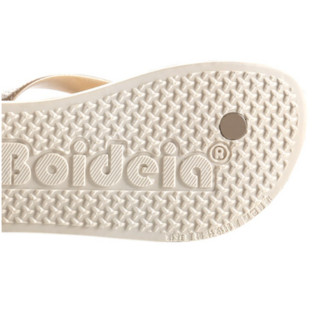 Boideia 经典系列 B112001 男女款浴室拖鞋 细带款 卡其色 35-36