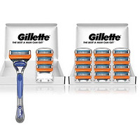 Gillette 吉列 Fusion 5+1 手动剃须刀（主体+替换刀头16个）
