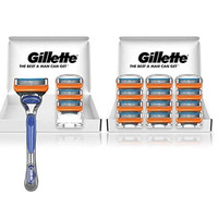 Gillette 吉列 Fusion 5+1 手动剃须刀(主体+替换刀头16个)