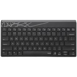 rapoo雷柏k80078键24g无线薄膜键盘黑色无光