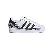 adidas ORIGINALS SUPERSTAR J 男童休闲运动鞋 FX5871 白/黑 36码