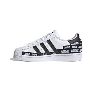 adidas ORIGINALS SUPERSTAR J 男童休闲运动鞋 FX5871 白/黑 39码