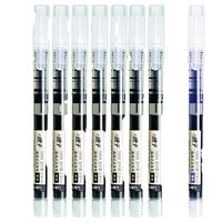 deli 得力 S856 拔帽中性笔 混色 0.5mm 黑6蓝6 12支装