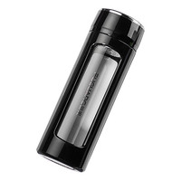 富光 双层玻璃杯 420ml 黑色