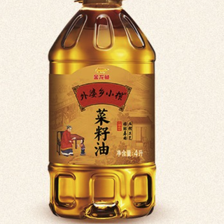 金龙鱼 外婆乡小榨 菜籽油香豆油组合装 4.4L（菜籽油4L+香豆油400ml）