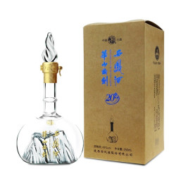 西凤酒华山论剑20年半斤装20年45度凤香型白酒250ml6瓶整箱