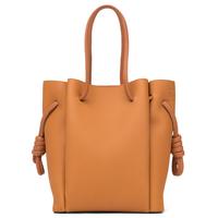 LOEWE 罗意威 Flamenco系列 Knot Tote 女士小号柔软粒面小牛皮手袋 321.12.T31 3638 Light Caramel/Tan浅焦糖/棕褐色