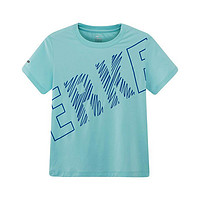 ERKE 鸿星尔克 63221291015 男童短袖T恤 王子蓝 170cm