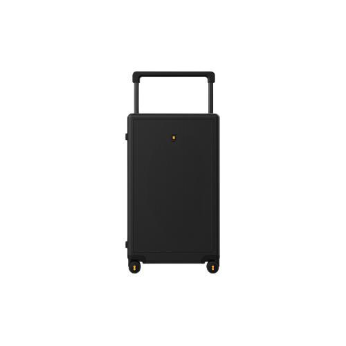 行李箱男女密码拉杆箱 24英寸宽拉杆大旅行家系列万向轮PC箱 黑色