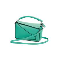 LOEWE 罗意威 Puzzle系列 女士迷你经典牛皮革手袋 322.30.U95 4140 祖母绿