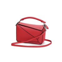LOEWE 罗意威 Puzzle系列 女士迷你经典牛皮革手袋 322.30.U95 7764 Pomodoro