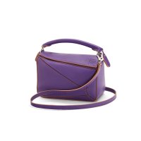 LOEWE 罗意威 Puzzle系列 女士迷你经典牛皮革手袋 322.30.U95 6100 紫色