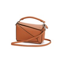 LOEWE 罗意威 Puzzle系列 女士迷你经典牛皮革手袋 322.30.U95 2530 棕色