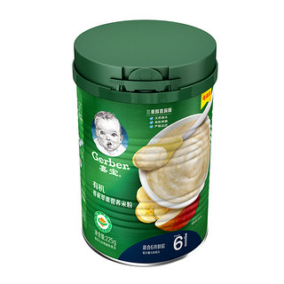 Gerber 嘉宝 有机米粉 国产版 2段 香蕉苹果味 225g