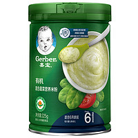 Gerber 嘉宝 有机米粉 国产版 2段 混合蔬菜味 225g