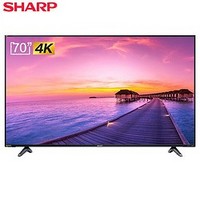PLUS会员：SHARP 夏普 4T-M70M5DA  液晶电视 70英寸