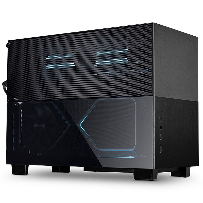 LIAN LI 联力 Q58 3.0版 MINI-ITX机箱 半侧透 黑色