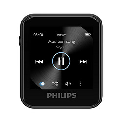 PHILIPS 飞利浦 SA6116 16G HIFI无损音乐MP3播放器 触摸屏 蓝牙 FM收音 运动跑步