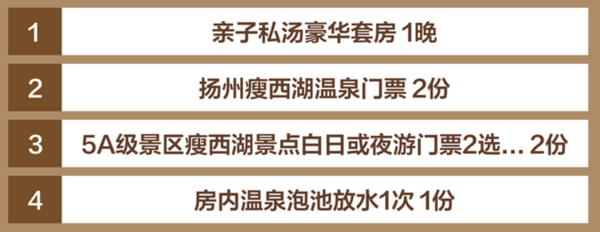 扬州瘦西湖温泉度假村 亲子私汤豪华套房1晚(含双早+瘦西湖门票2张+温泉门票2张+房内温泉泡池)