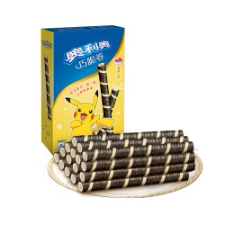 oreo 奥利奥 香草味蛋卷55g脆卷威化饼干巧休闲小零食小吃点心食品