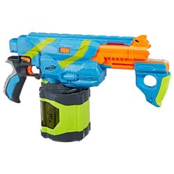 hasbro 孩之宝 nerf热火旋风系列巨钻发射器飞盘碟软弹枪男孩对战玩具