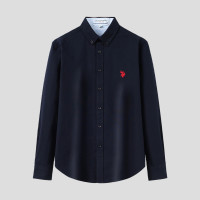 U.S. POLO ASSN. 美国马球协会 男士纯色衬衫 LCS002-026