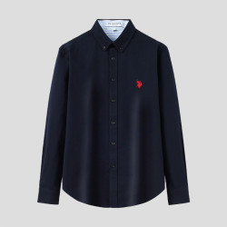 U.S. POLO ASSN. 美国马球协会 男士纯色衬衫 LCS002-026