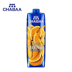 CHABAA 芭提娅 橙汁 1L