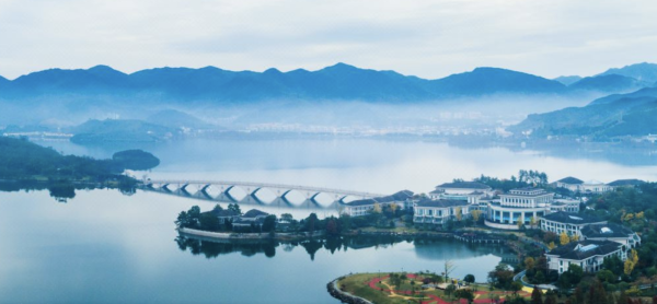 去看水杉林！余姚四明湖开元山庄 豪华山景大床房2晚+含早+客房水果