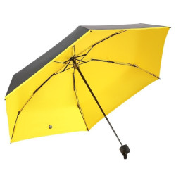 【省20.1元】雨伞_ginix 鲸意 黑胶防晒迷你五折伞多少钱-什么值得买