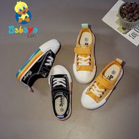 Babaya 芭芭鸭 2021春季新款儿童帆布鞋休闲女童百搭板鞋男童布鞋板鞋韩版