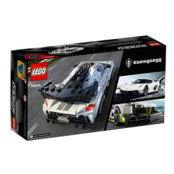 乐高 超级赛车系列法拉利保时捷迈凯伦 儿童拼装积木玩具 76900柯尼塞