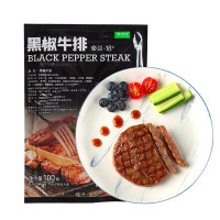 PLUS会员：菜洋洋 黑椒酱静腌调理牛排 100g*10片