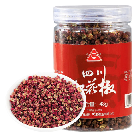 花椒八角 川珍红花椒48g 1瓶四川汉源花椒料香叶火锅炖卤料麻青花椒粉八角多少钱 什么值得买