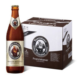 范佳乐（原教士）大棕瓶 德国小麦白啤酒 450ml*12瓶 整箱装
