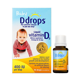 Ddrops 儿童维生素D3滴剂 400IU
