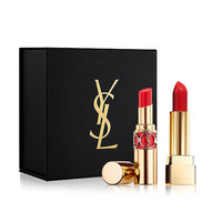 圣罗兰 YSL /圣罗兰 YSL 口红礼盒装 (莹亮纯魅唇膏N°12红粉派对4.5g+纯口红#N°01正红色3.8g)