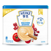 Heinz 亨氏 超金健儿优系列 米粉 4段 高蛋白牛肉番茄 225g