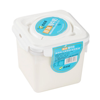 新疆西域春老酸奶方桶装2斤桶水果捞儿童益生菌早餐网红低温酸奶