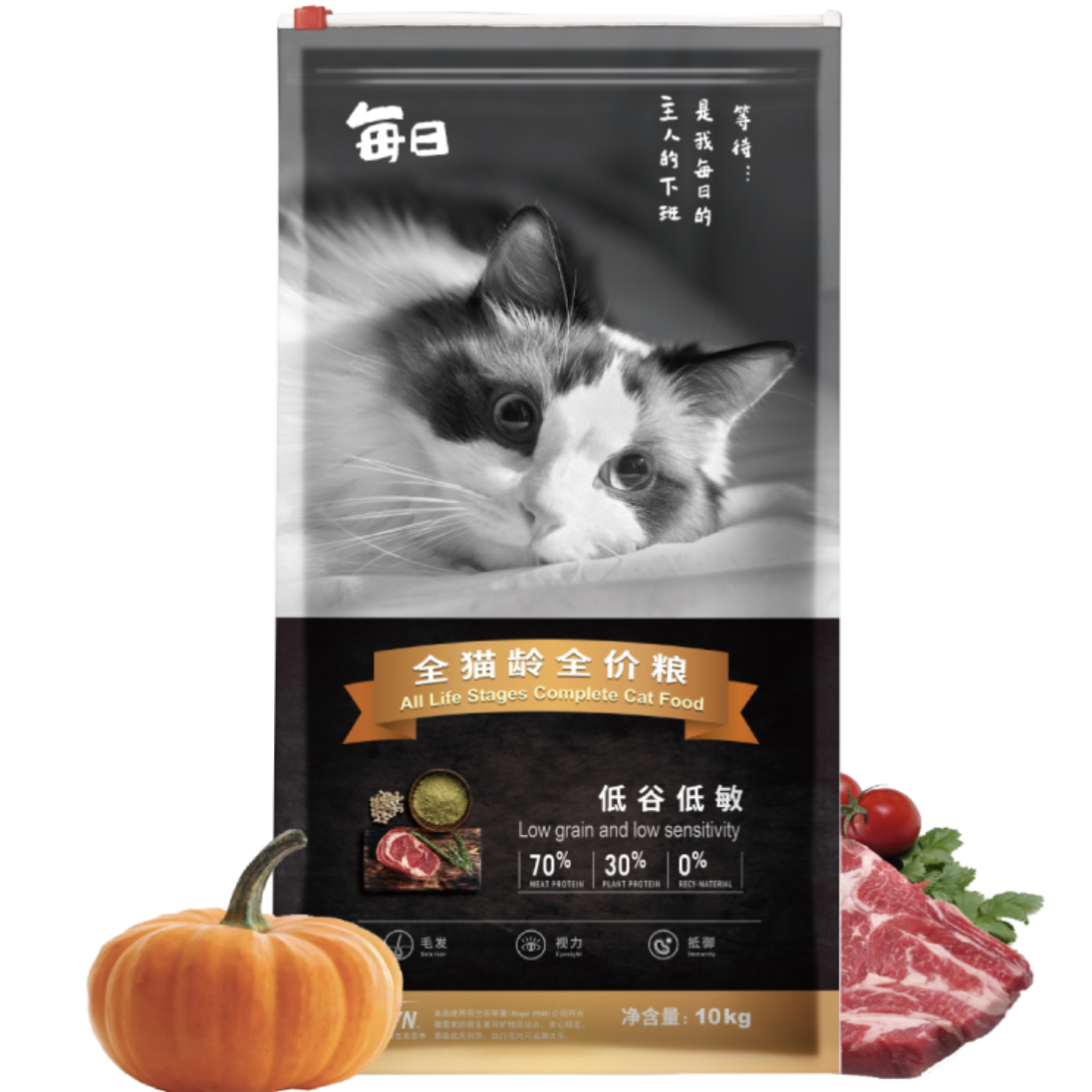 MAEIL 每日 低谷低敏南瓜子全阶段猫粮 10kg