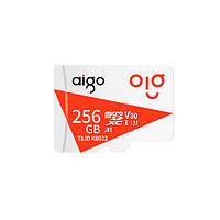 aigo 愛國者 T1JD Micro-SD存儲卡 256GB（UHS-I、V30、U3、A1）