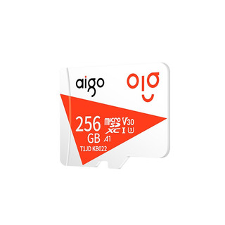  aigo/爱国者 T1JD 256GB大容量 MicroSD存储卡  256GB
