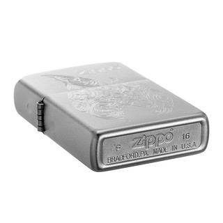 ZIPPO 之宝 经典系列 205-c-000001 打火机 缎纱镀铬 螺纹火焰