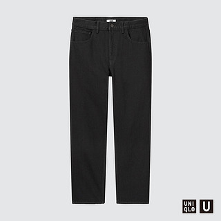 优衣库【UNIQLO U】男装/女装 休闲直筒牛仔裤(水洗产品)443117