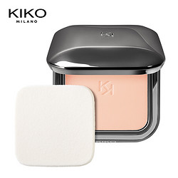 KIKO MILANO SPF25 哑光防晒粉饼 #CR15象牙白 12g（赠哑光小金管口红339*1）