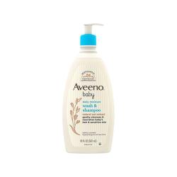 Aveeno 艾惟诺 婴儿童宝宝补水保湿洗发水乳沐浴露二合一532ml*2