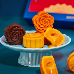 【省72元】85度c月饼_85度c 广式桂花流心月饼礼盒 伴手礼金悦风华