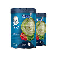 Gerber 嘉宝 米粉 国产版 2段 混合蔬菜味 250g*2罐